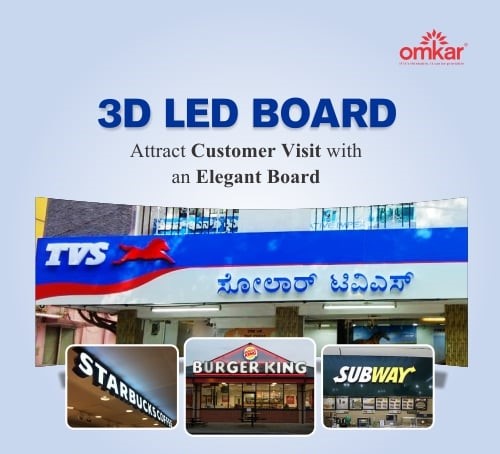 3D LED Sign Boards